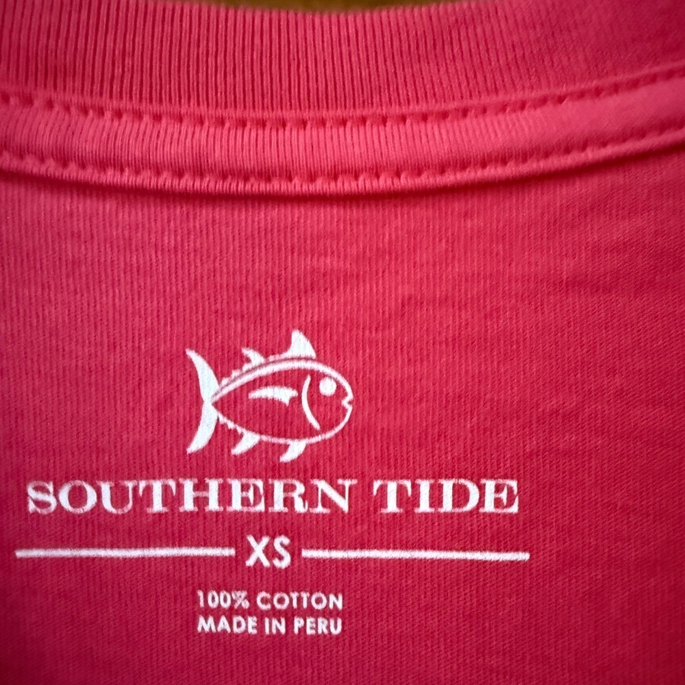 Southern Tide "Find Your Way Home" t-shirt in pink like new size xs Cotton - Picture 4 of 6